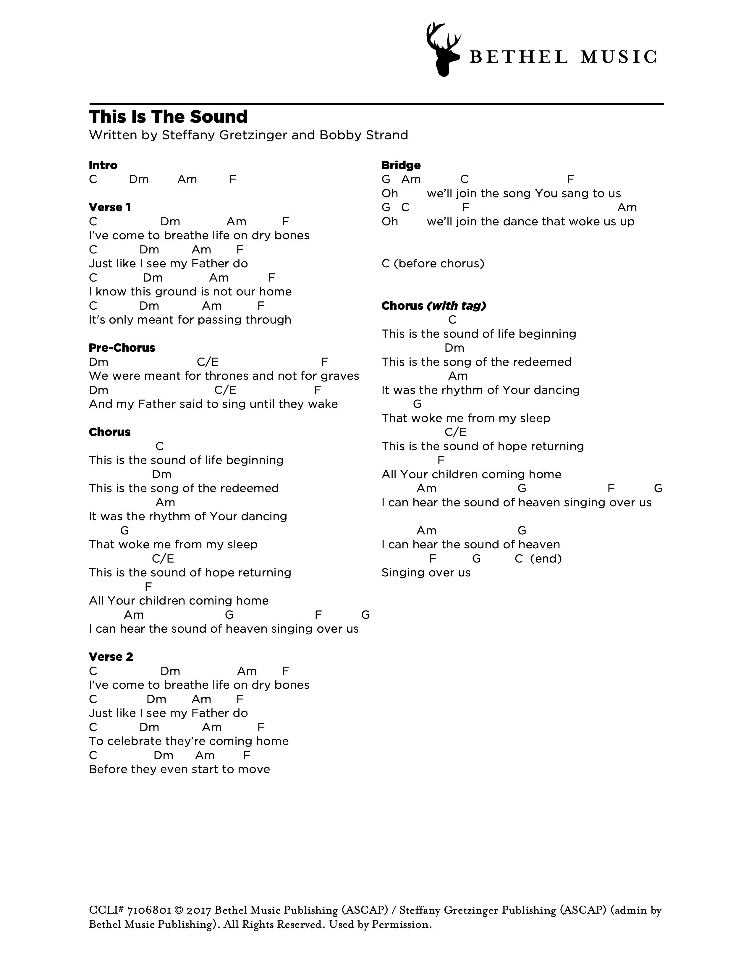 Bethel Music – Our Father Lyrics