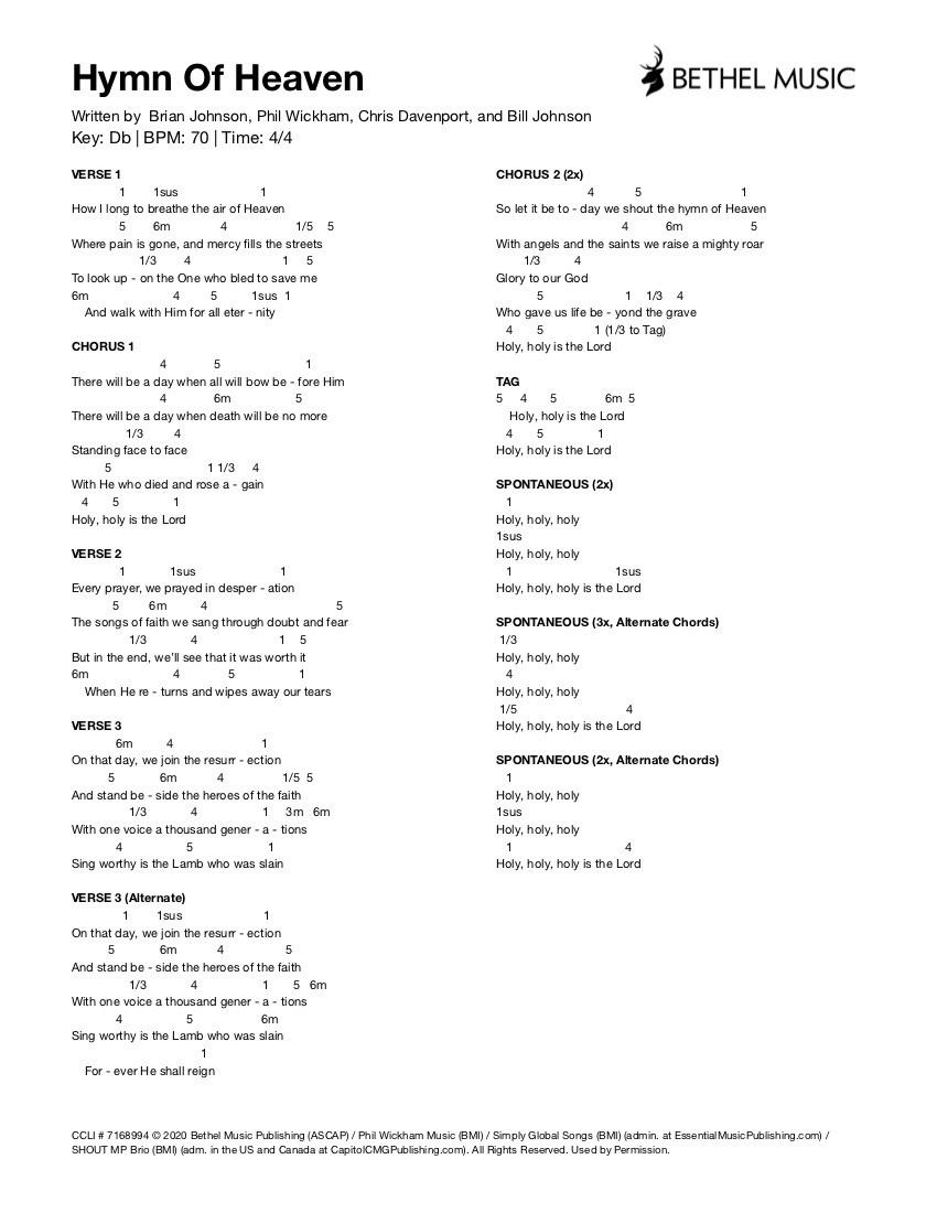 Phil Wickham - Hymn Of Heaven tradução