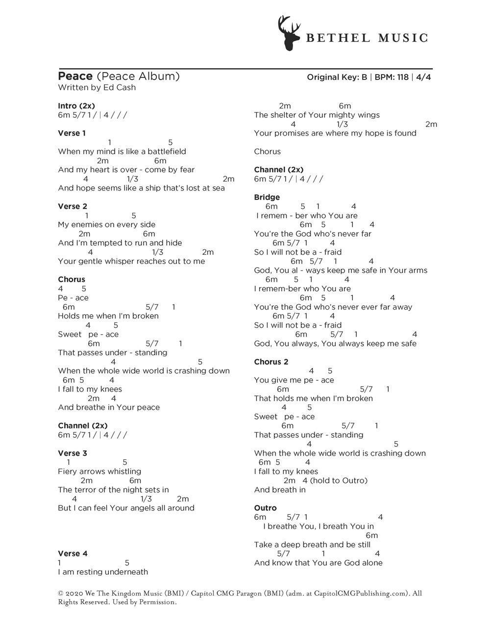 Bethel Music Peace