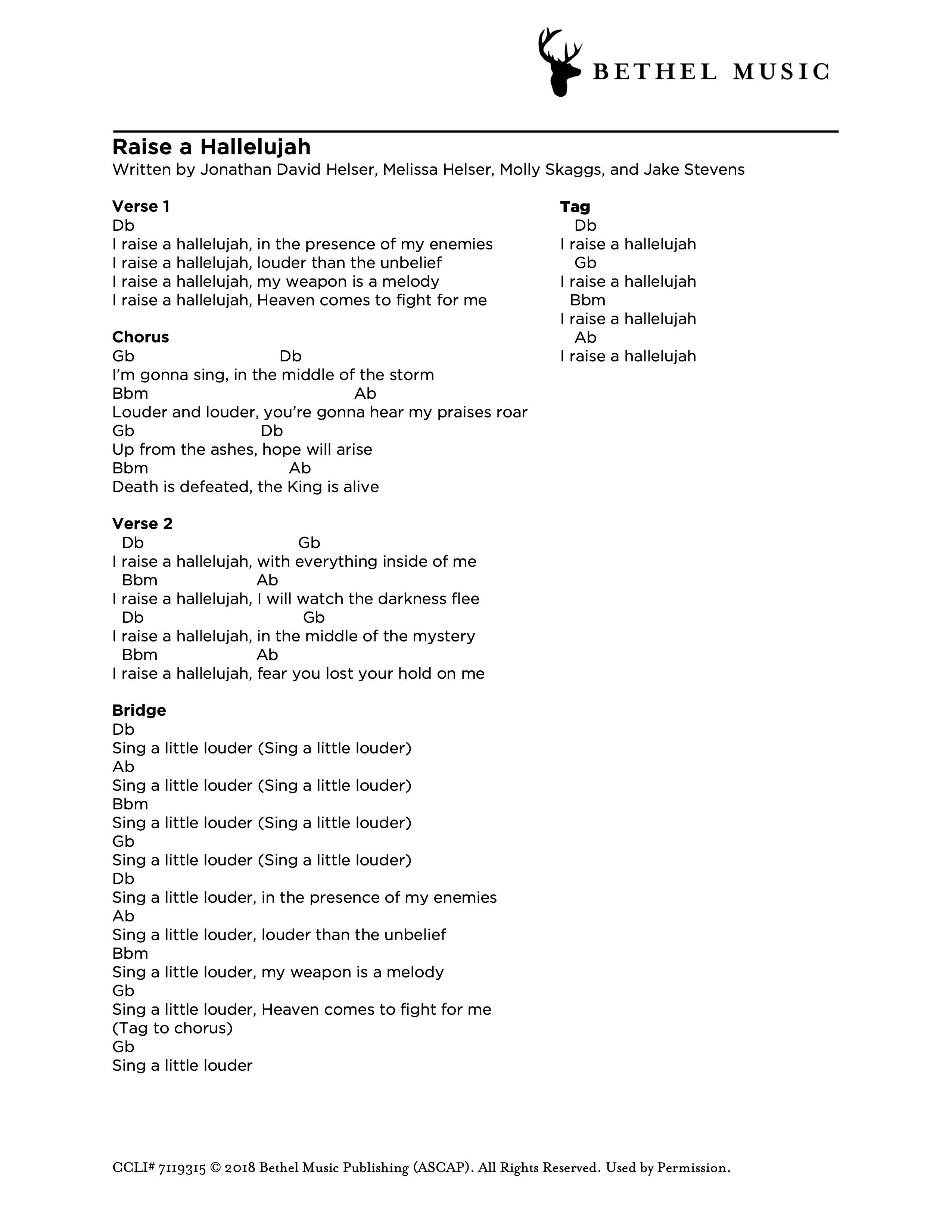 Your Love So High Chords PDF (Hillsong Worship) - PraiseCharts